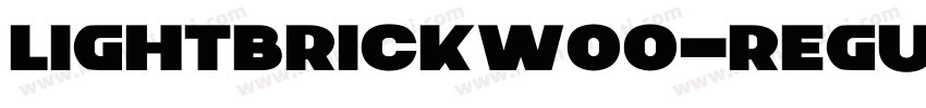 LightbrickW00-Regular Regular字体转换